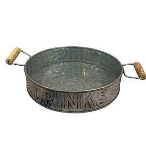 Galvanized Drink/BeverageTray New without tags!
